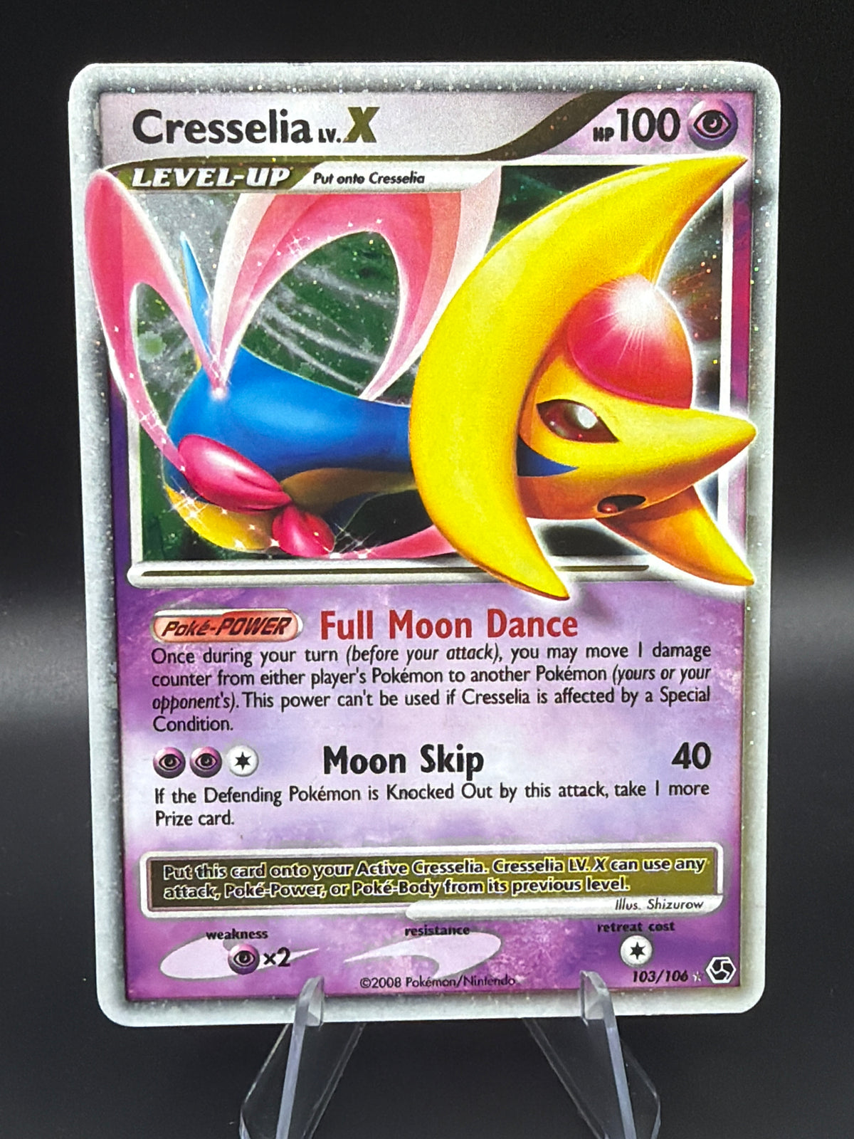 Pokémom TCG: 2008 Cresselia LV.X  - 103/106 - Diamond & Pearl: Great Encounters