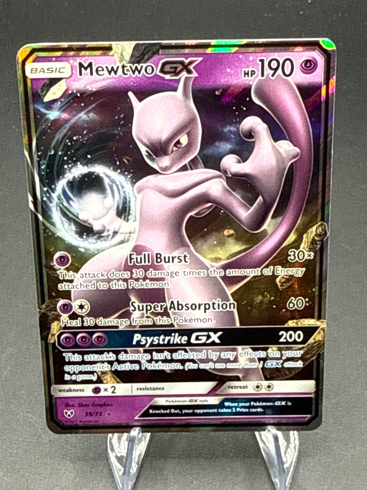 Pokémon TCG: 2017 Mewtwo GX - 39/73 - S&M: Shining Legends