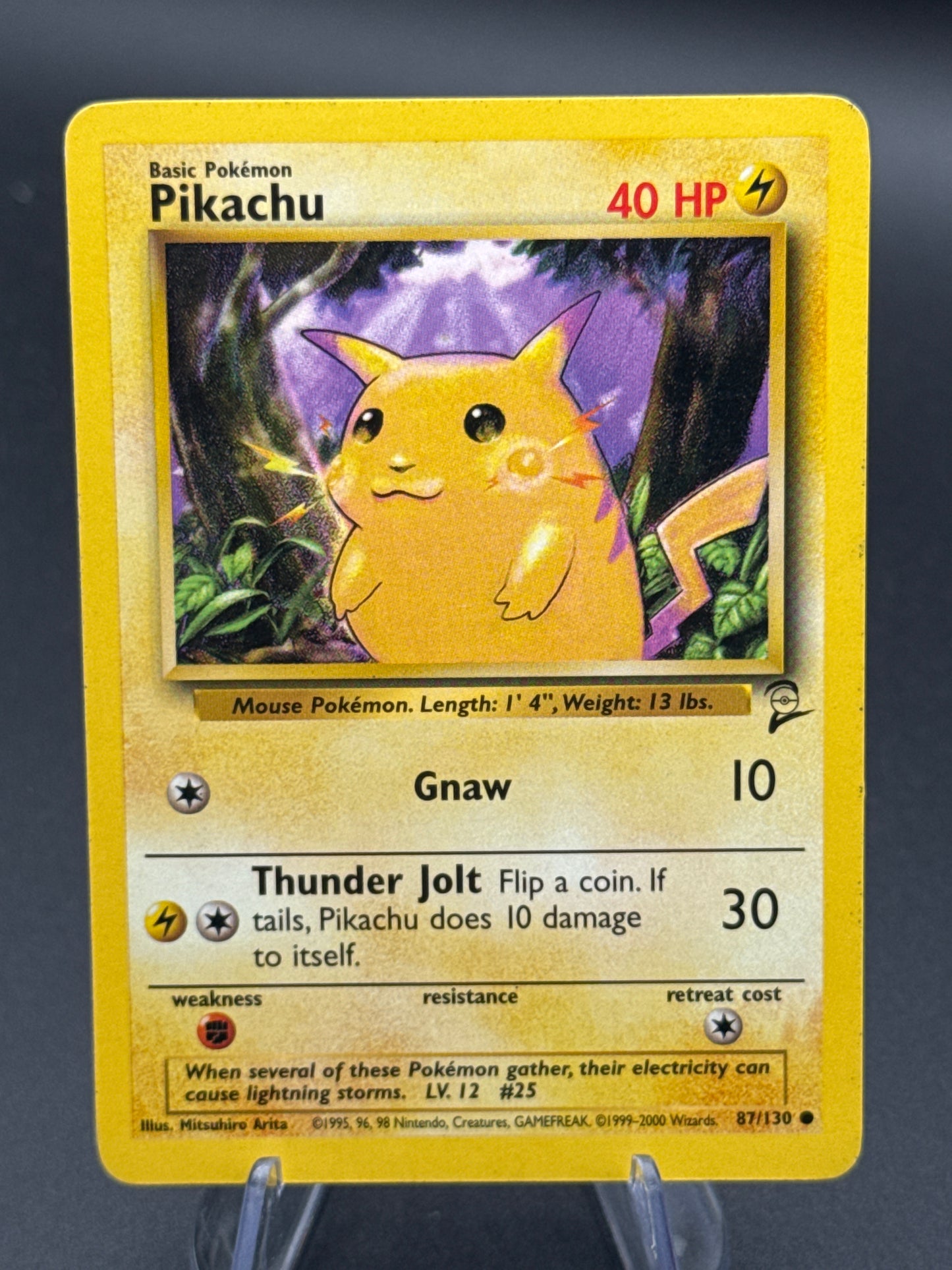 Pokémon TCG: Pikachu - 87/130 - Base Set 2