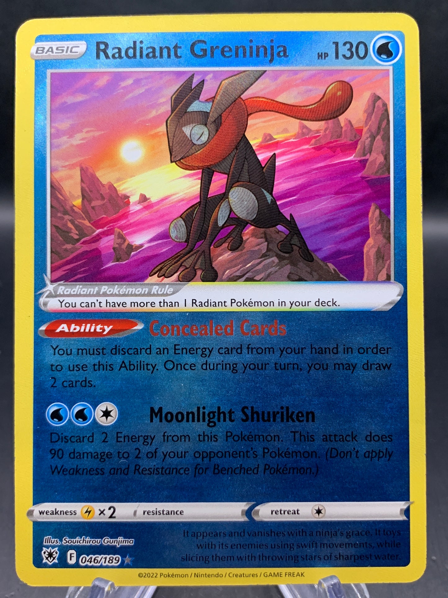 Pokémon TCG: 2022 Radiant Greninja - 046/189 - SWSH10: Astral Radiance