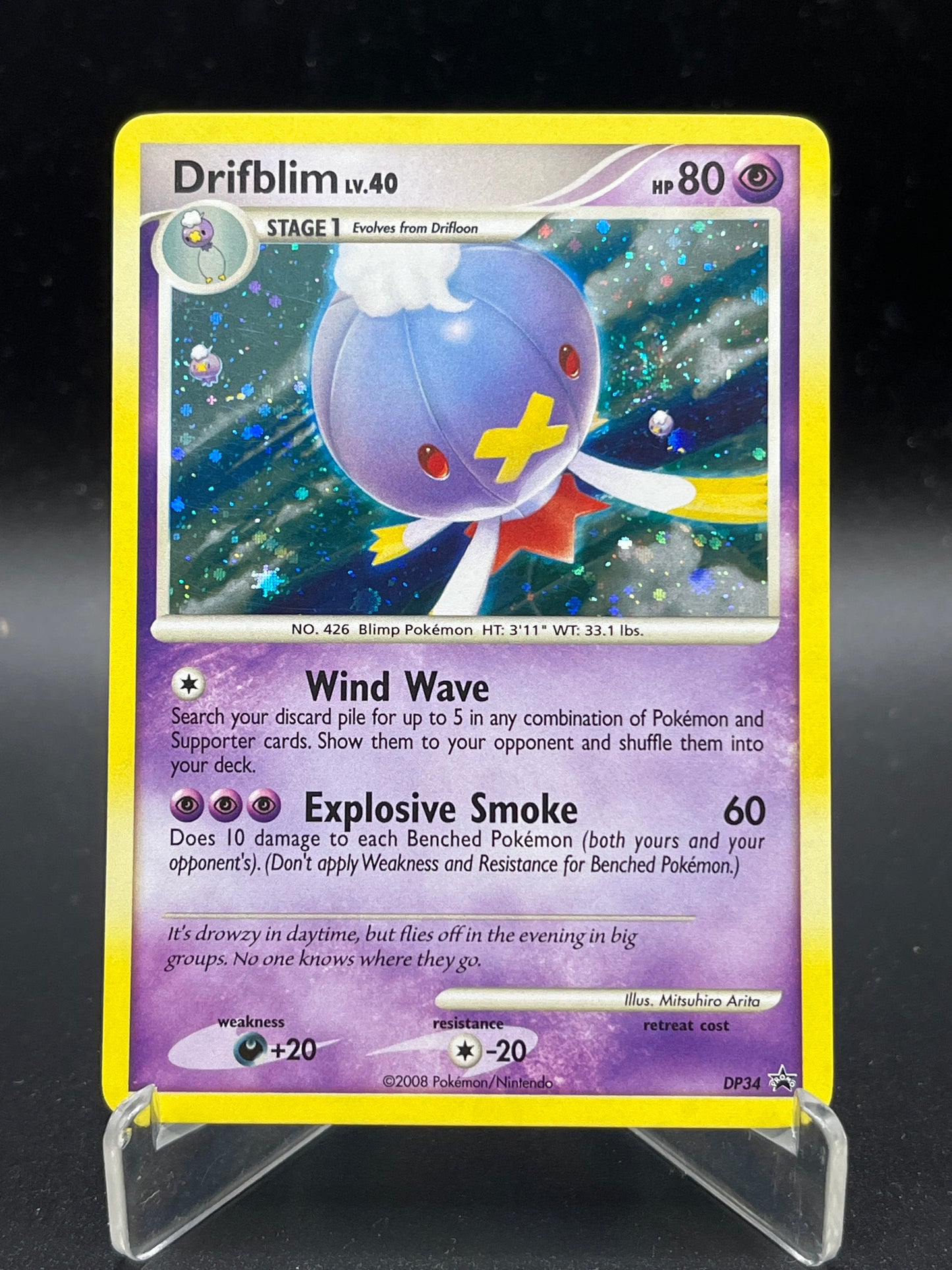 Pokémon TCG: 2008 Drifblim LV.40 DP34 - Diamond and Pearl Promos