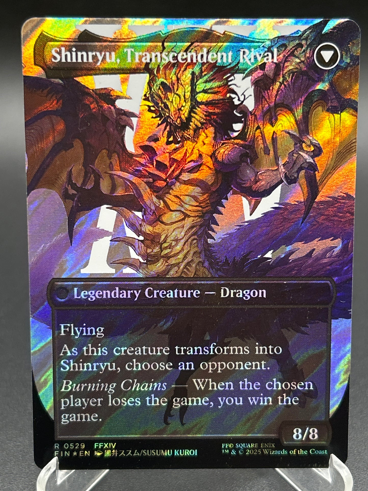 MTG TCG: Zenos yae Galvus (Borderless) (Surge Foil) R 0529 FIN: FINAL FANTASY