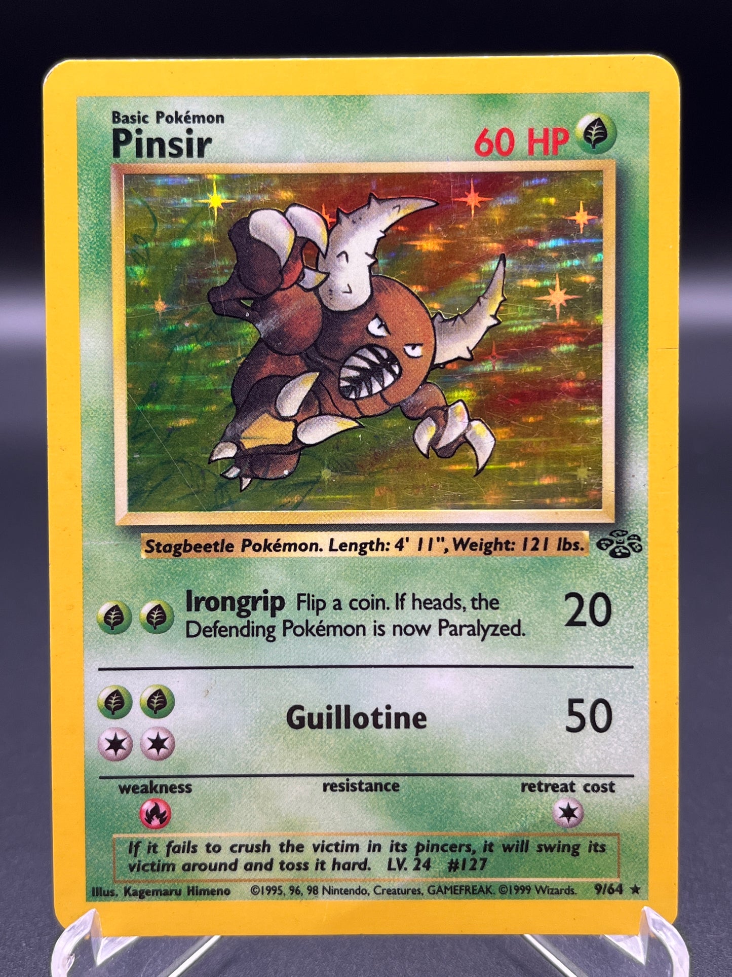 Pokémon TCG: 1999 Pinsir 9/64 Jungle Holo