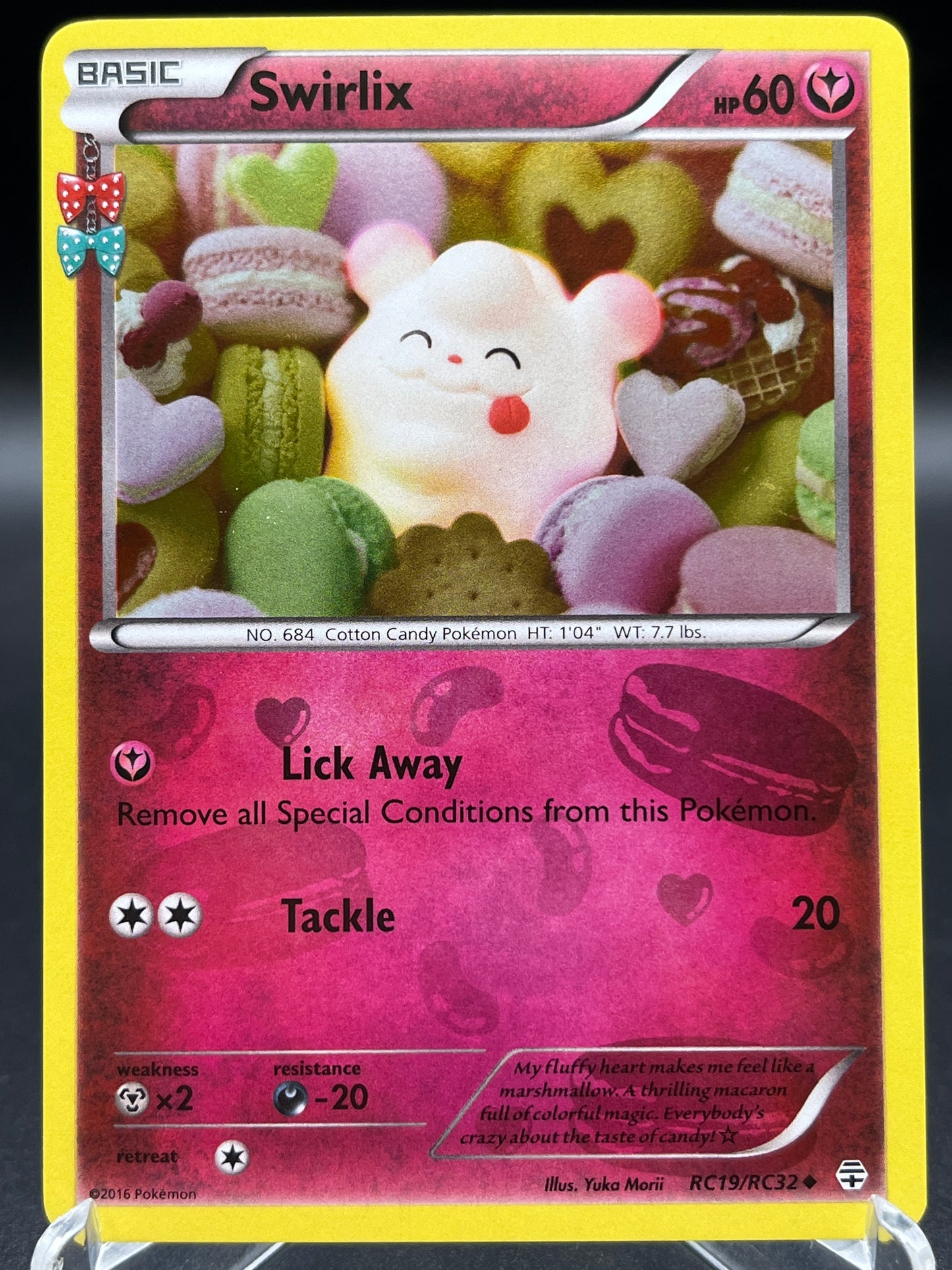 Pokémon TCG: 2016 Swirlix RC19/RC32 XY: Generations Radiant Collection