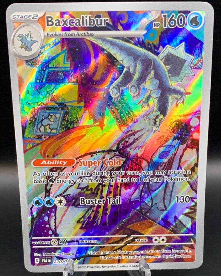 Pokémon TCG: 2023 Baxcalibur 210/193 Illustration Rare Paldea Evolved