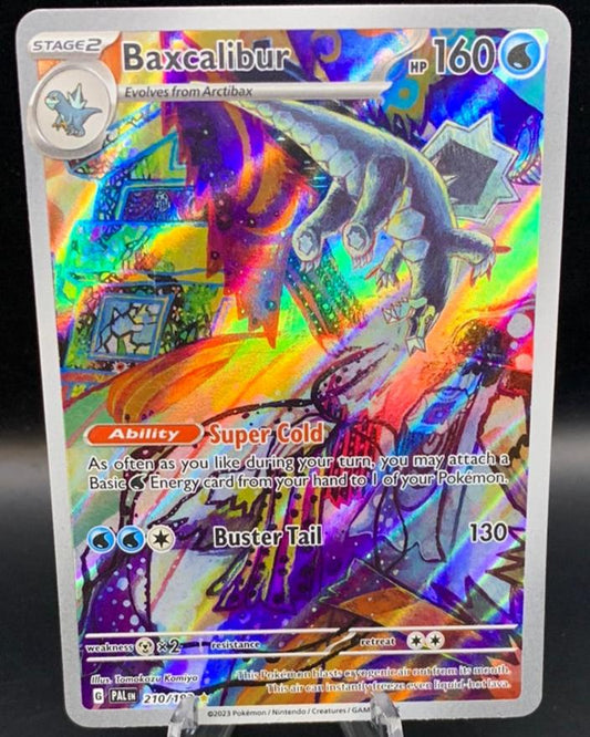 Pokémon TCG: 2023 Baxcalibur 210/193 Illustration Rare Paldea Evolved
