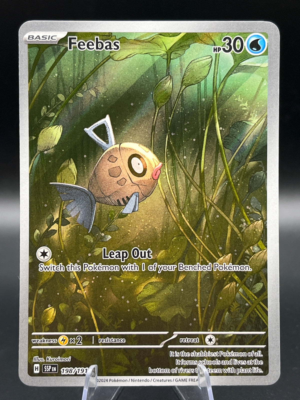Pokémon TCG: 2024 Feebas - 198/191 - SV: Surging Sparks