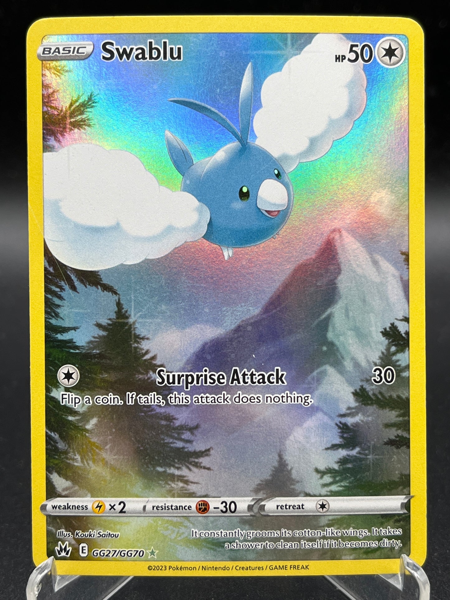 Pokémon TCG: 2023 Swablu - GG27/GG70 - SWSH: Crown Zenith Galarian Gallery