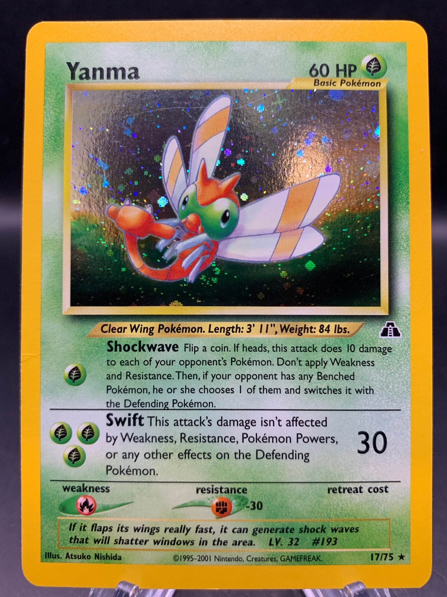 Pokémon TCG: 2001 Yanma 17/75 - Neo Discovery
