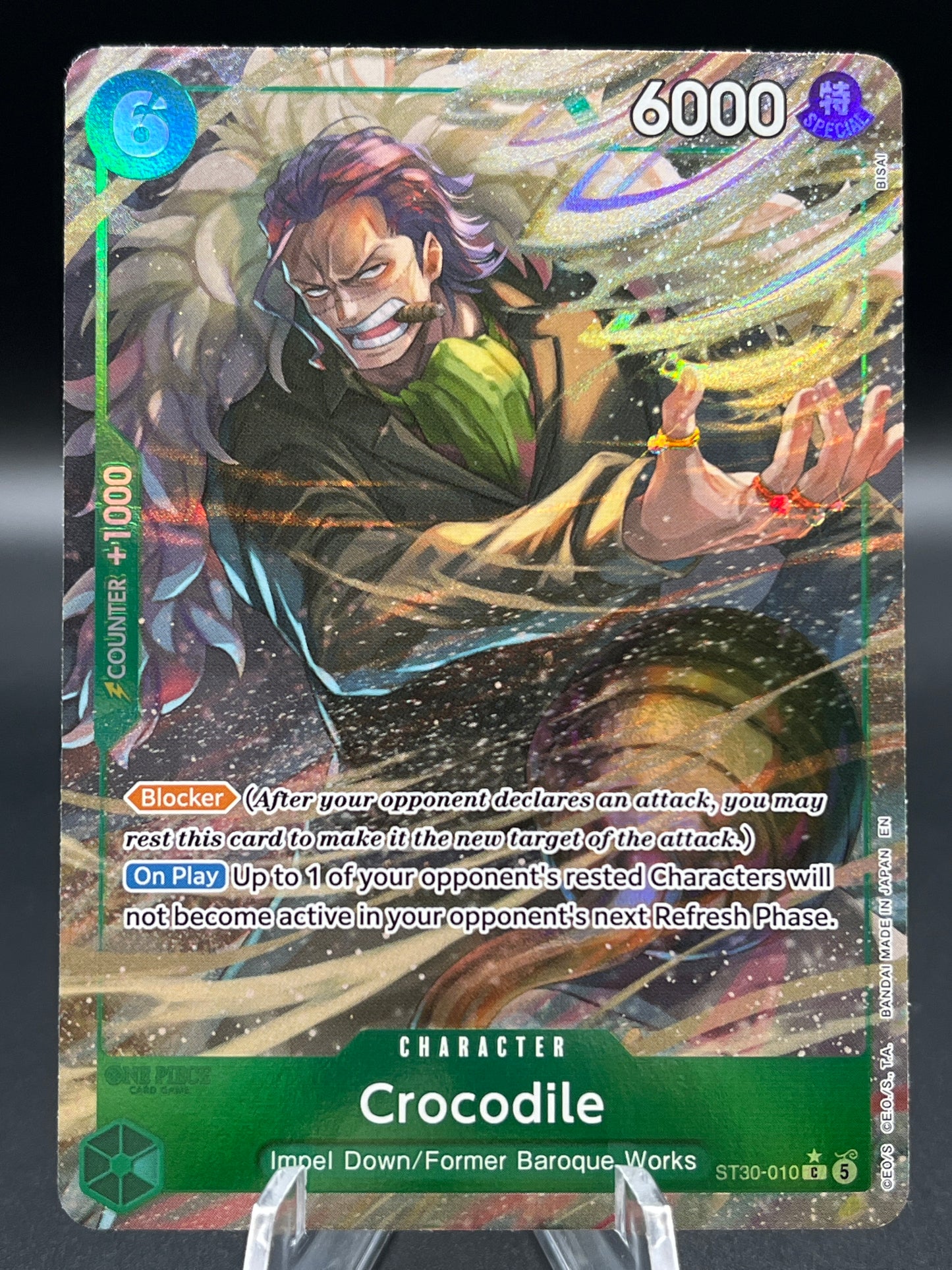 One Piece TCG: Crocodile (Full Art) - Starter Deck EX: Luffy & Ace (ST-30)