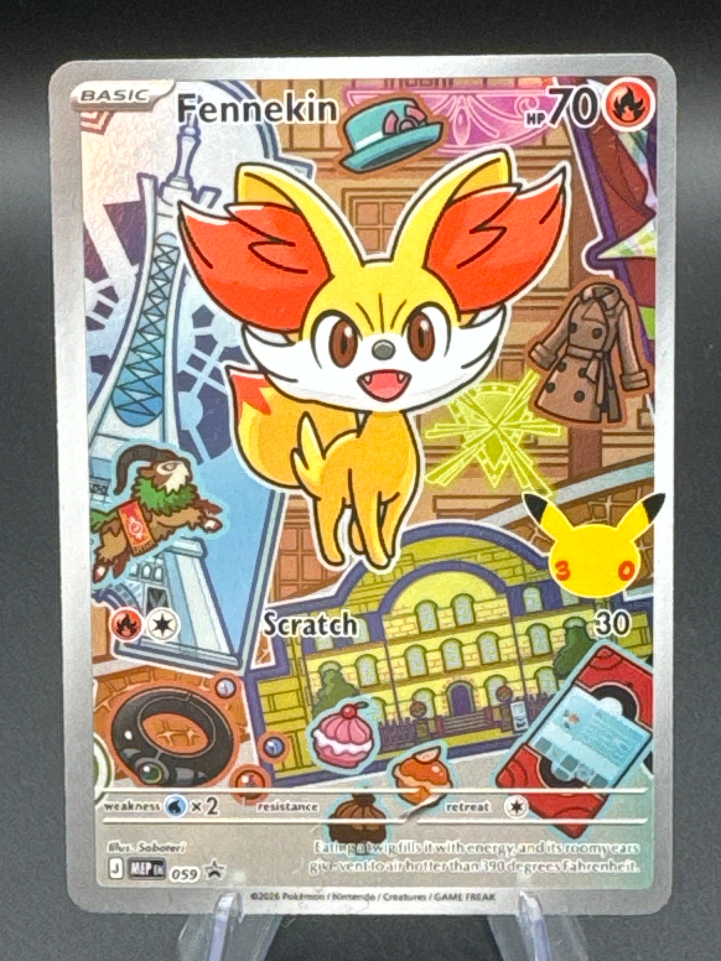 Pokémon TCG: 2025 Fennekin - #059 - ME: Mega Evolution Promo