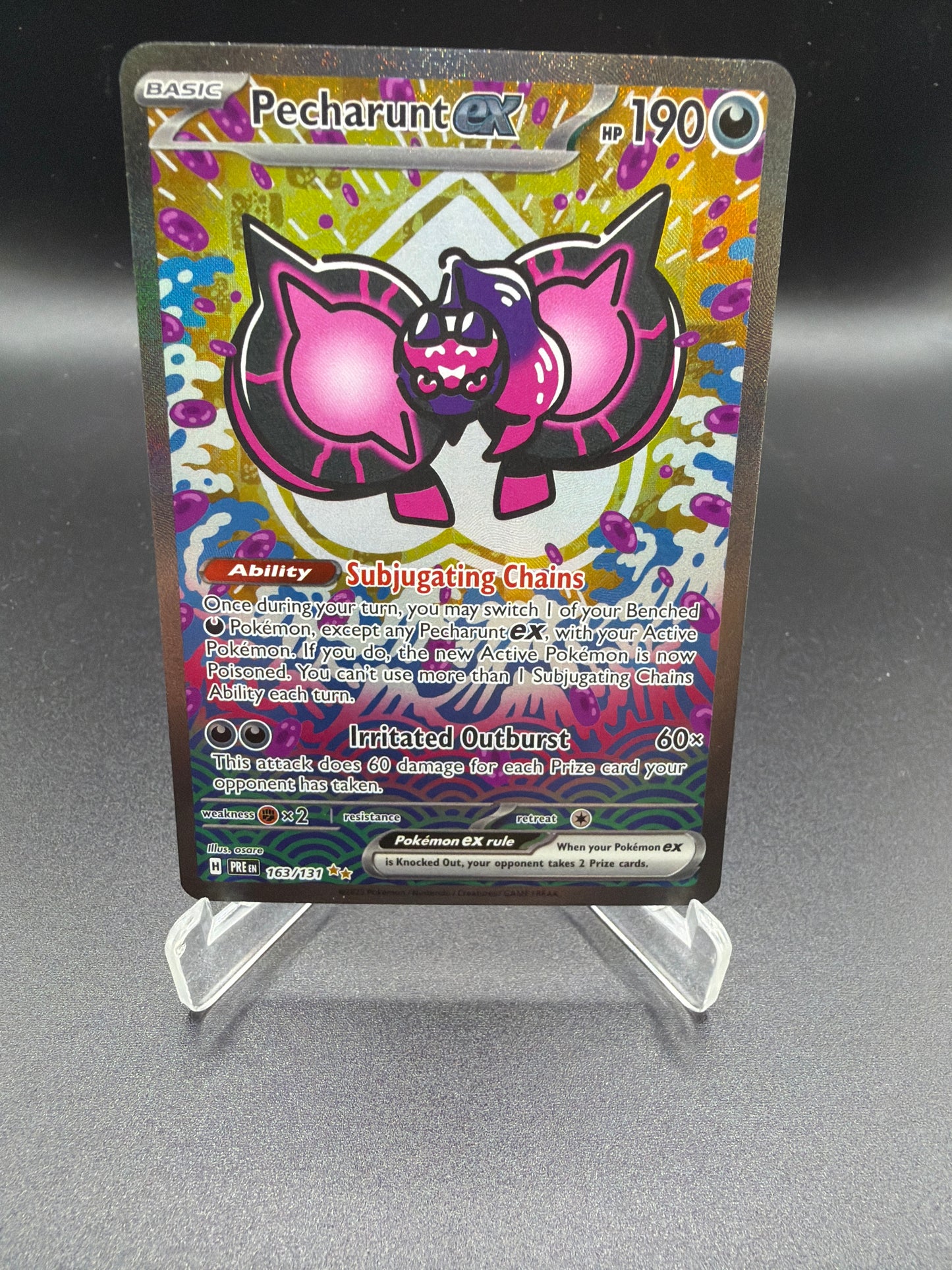 Pokémon TCG: 2024 Pecharunt ex 163/131 SV: Prismatic Evolutions
