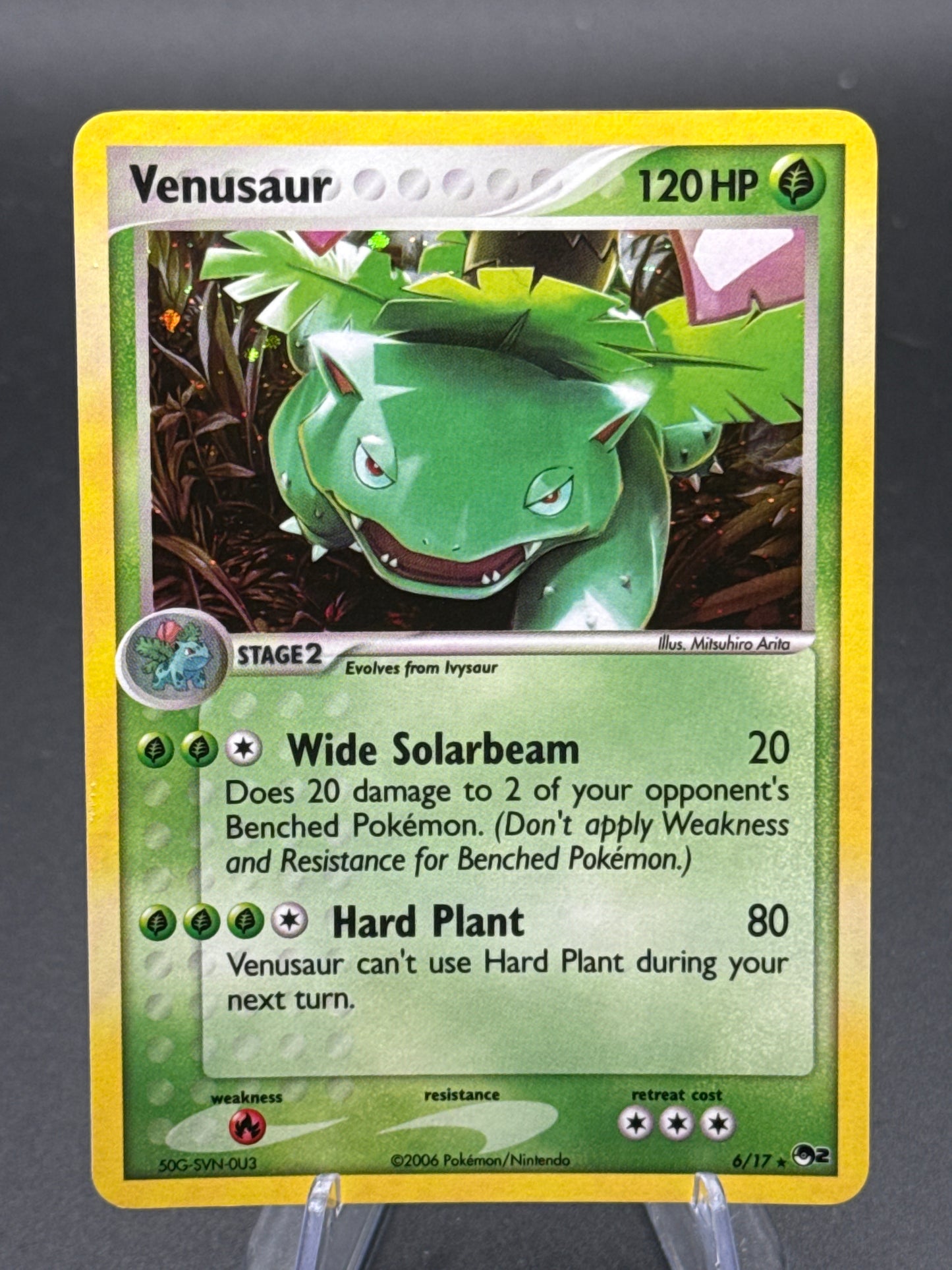 Pokémon TCG: 2006 Venusaur 6/17 - POP Series 2 Holo