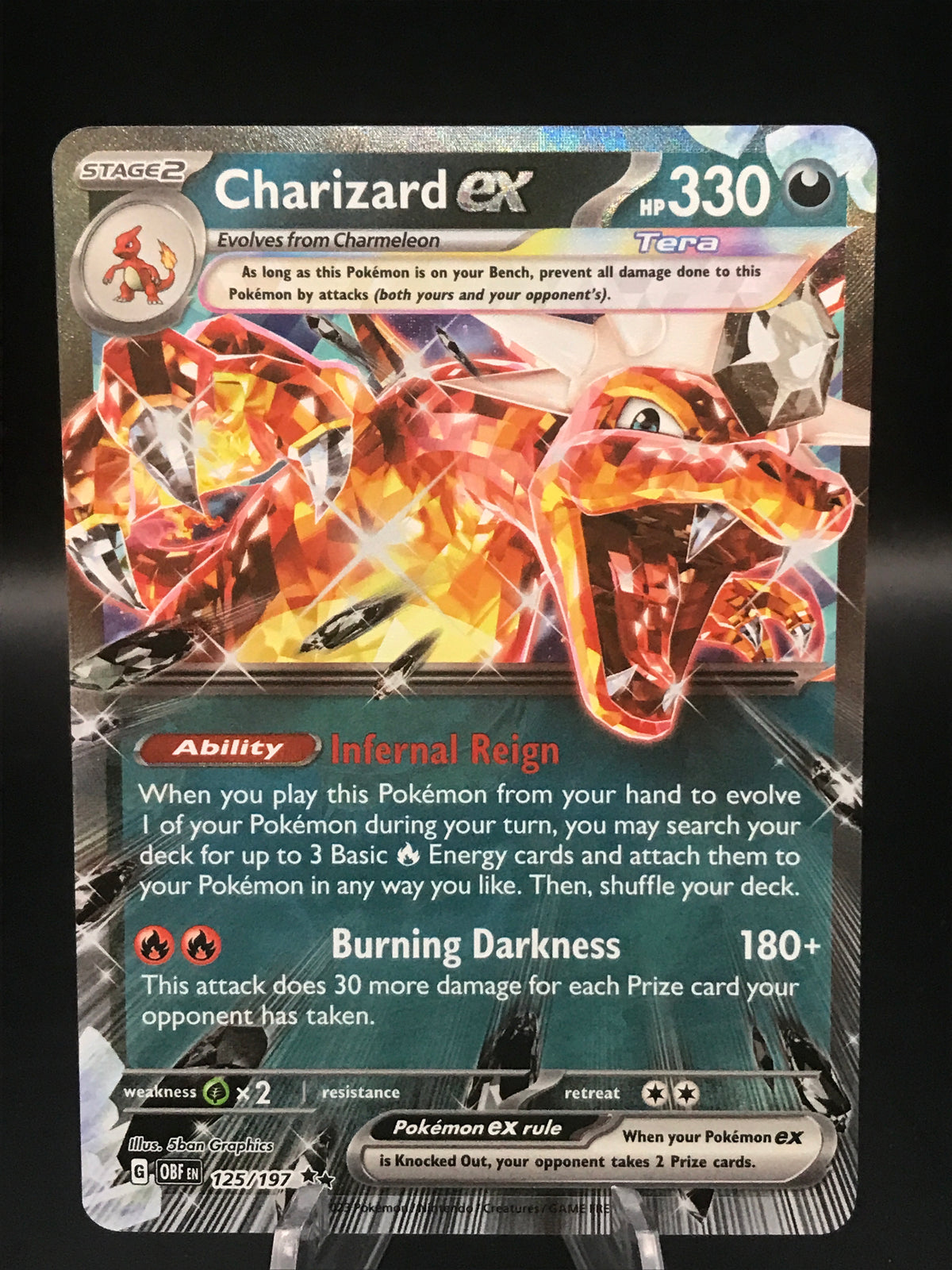 Pokémon TCG: 2023 Charizard ex - 125/197 - SV: Obsidian Flames