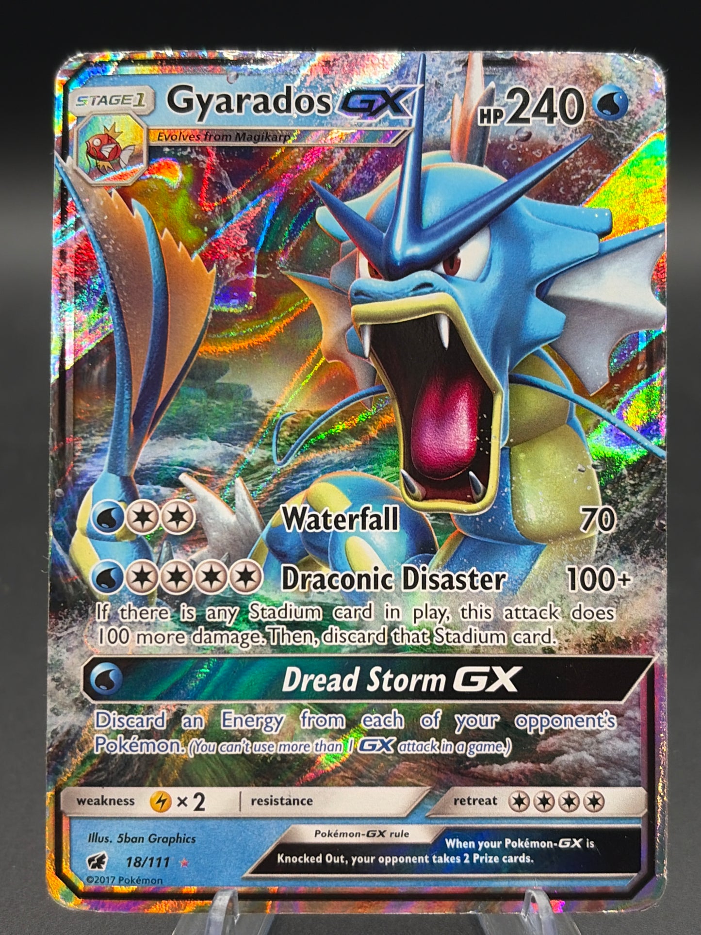 Pokémon TCG: Gyarados GX - SM - Crimson Invasion (SM04)