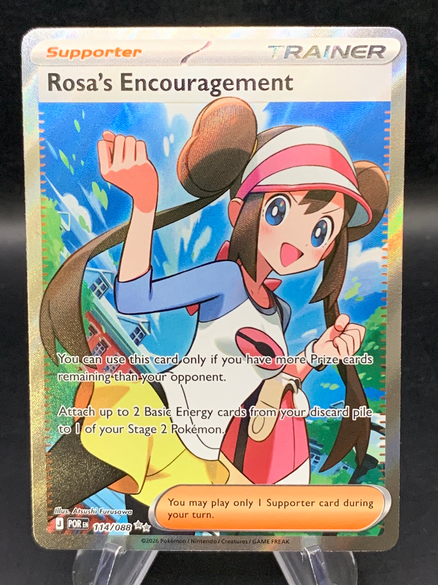 Pokémon TCG: 2026 Rosa's Encouragement - 114/088 - ME03: Perfect Order
