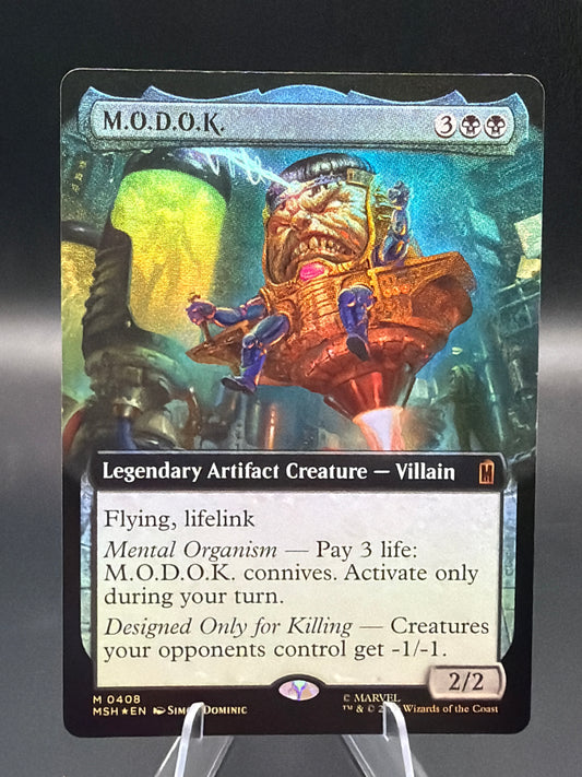 MTG TCG: 2026 M.O.D.O.K. (Extended Art) - 0408 - Marvel Super Heroes (MSH)