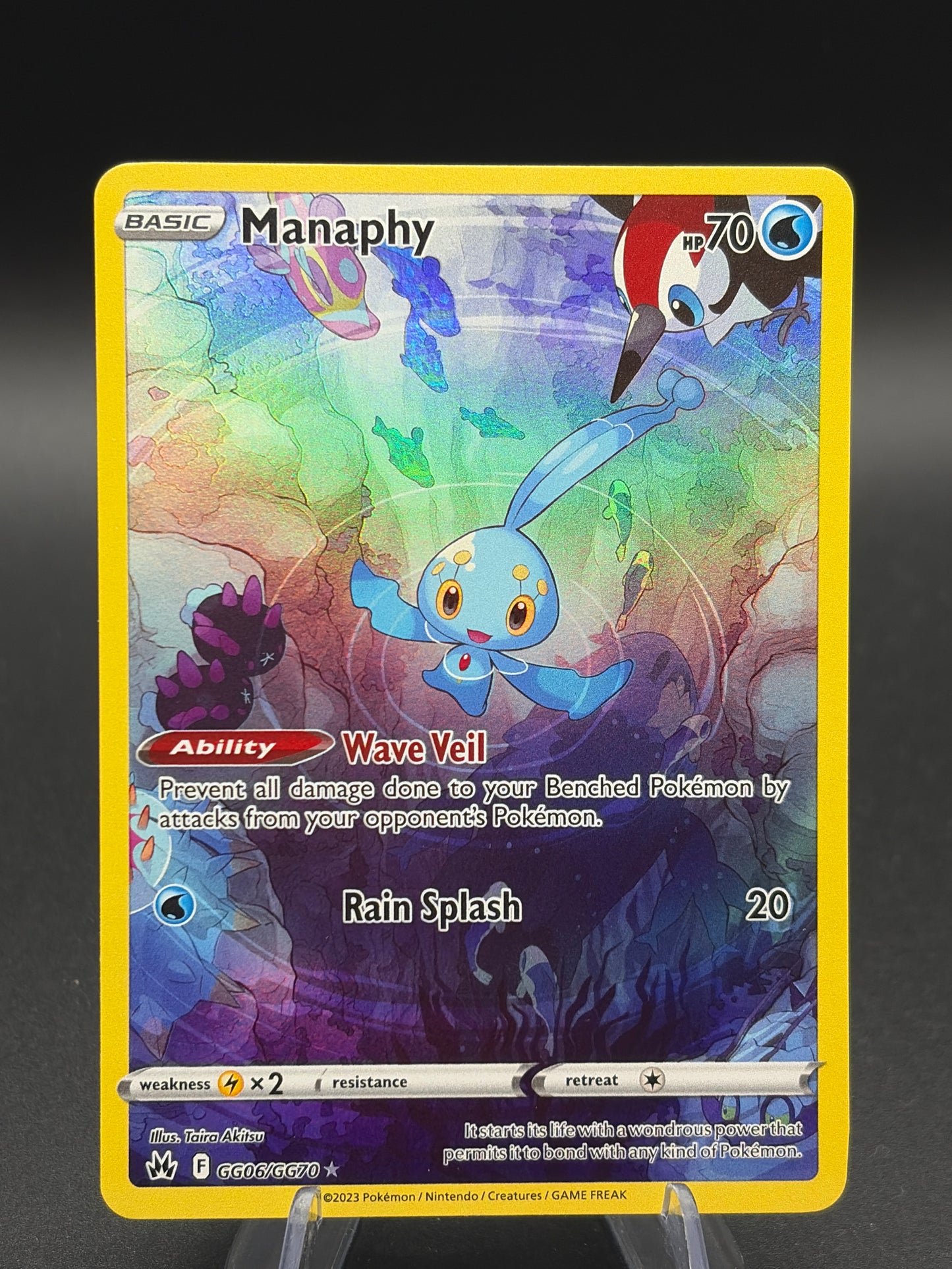 Pokémon TCG: 2023 Manaphy GG06/GG70 SWSH: Crown Zenith Galarian Gallery