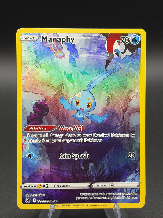 Pokémon TCG: 2023 Manaphy GG06/GG70 SWSH: Crown Zenith Galarian Gallery