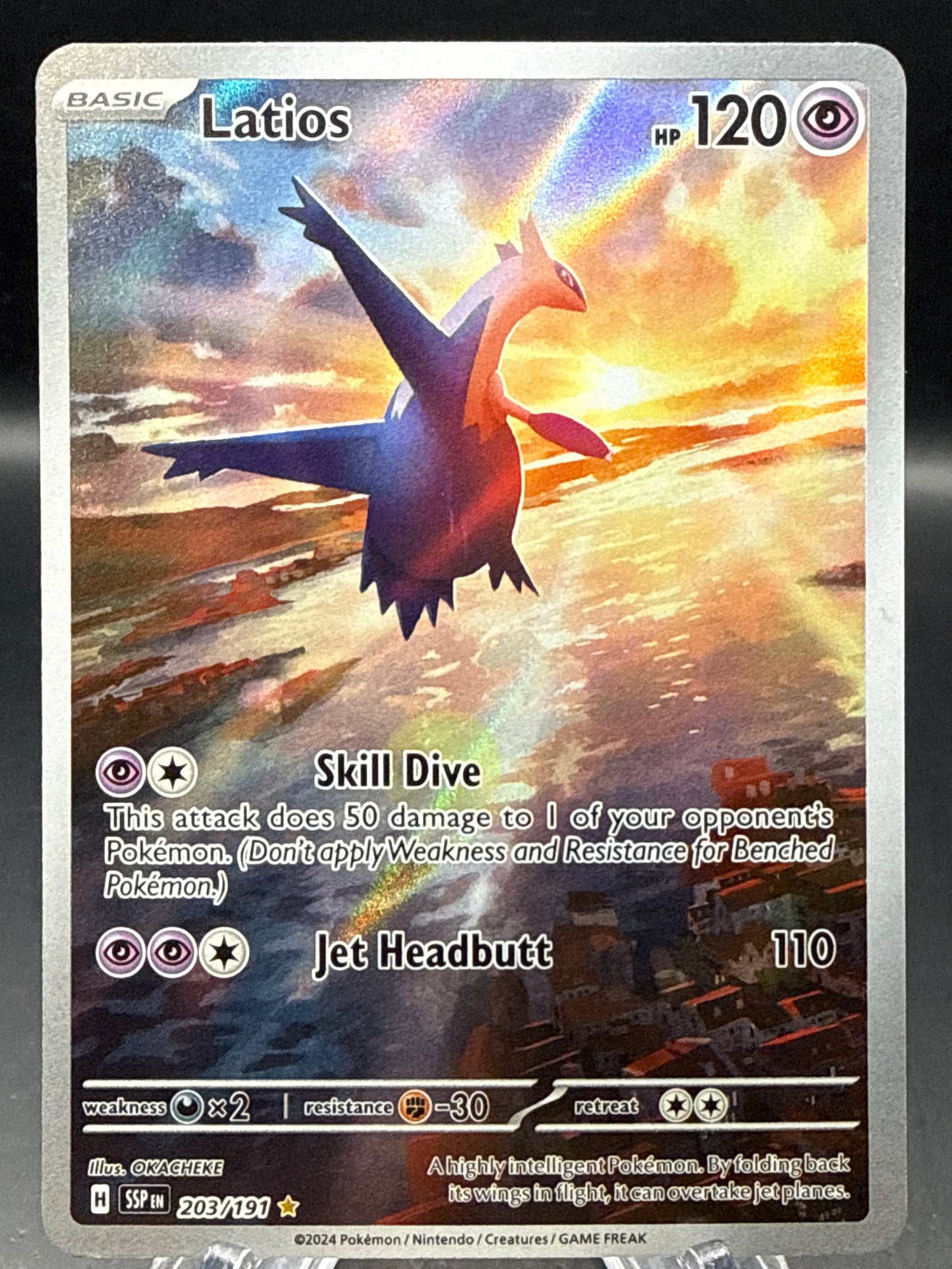 Pokémon TCG: 2024 Latios - 203/191 - SV: Surging Sparks
