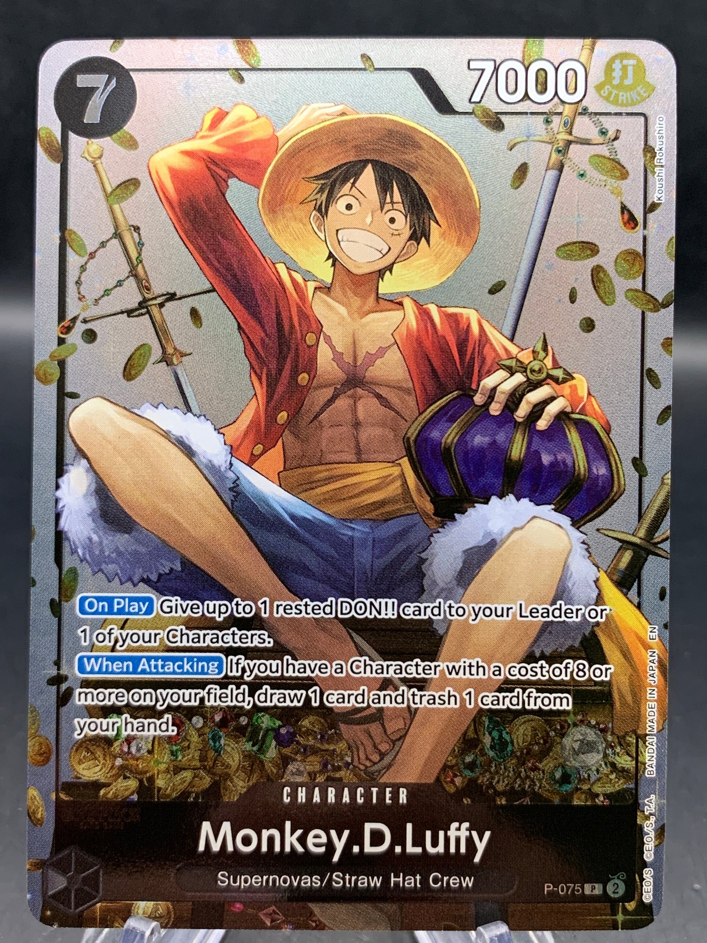One Piece TCG: Monkey.D.Luffy - P-075 - Tin Pack Set Vol. 2 Promo