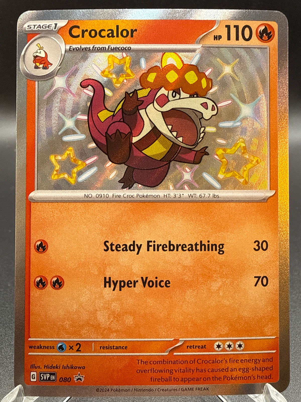 Pokémon TCG: 2024 Crocalor 080 SV: Promo