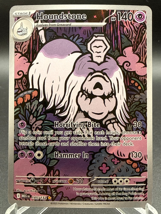 Pokémon TCG: 2025 Houndstone - 145/132 - MEG: Mega Evolution
