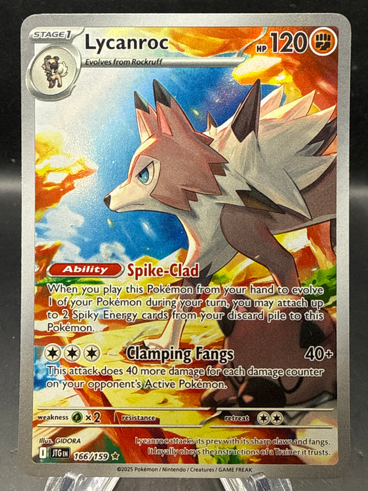 Pokémon TCG: 2025 Lycanroc 166/159 SV: Journey Together