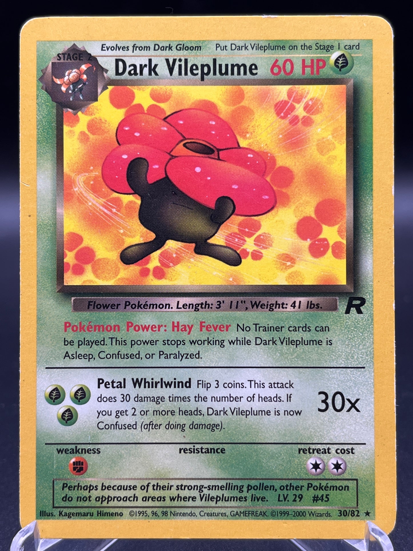 Pokémon TCG: 2000 Dark Vileplume 30/82 - Team Rocket