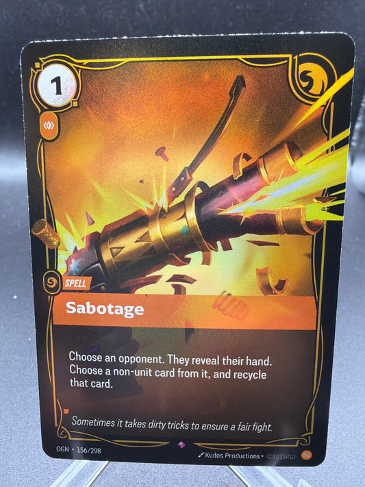 Riftbound TCG: Sabotage - 156/298 - OGN: Origins