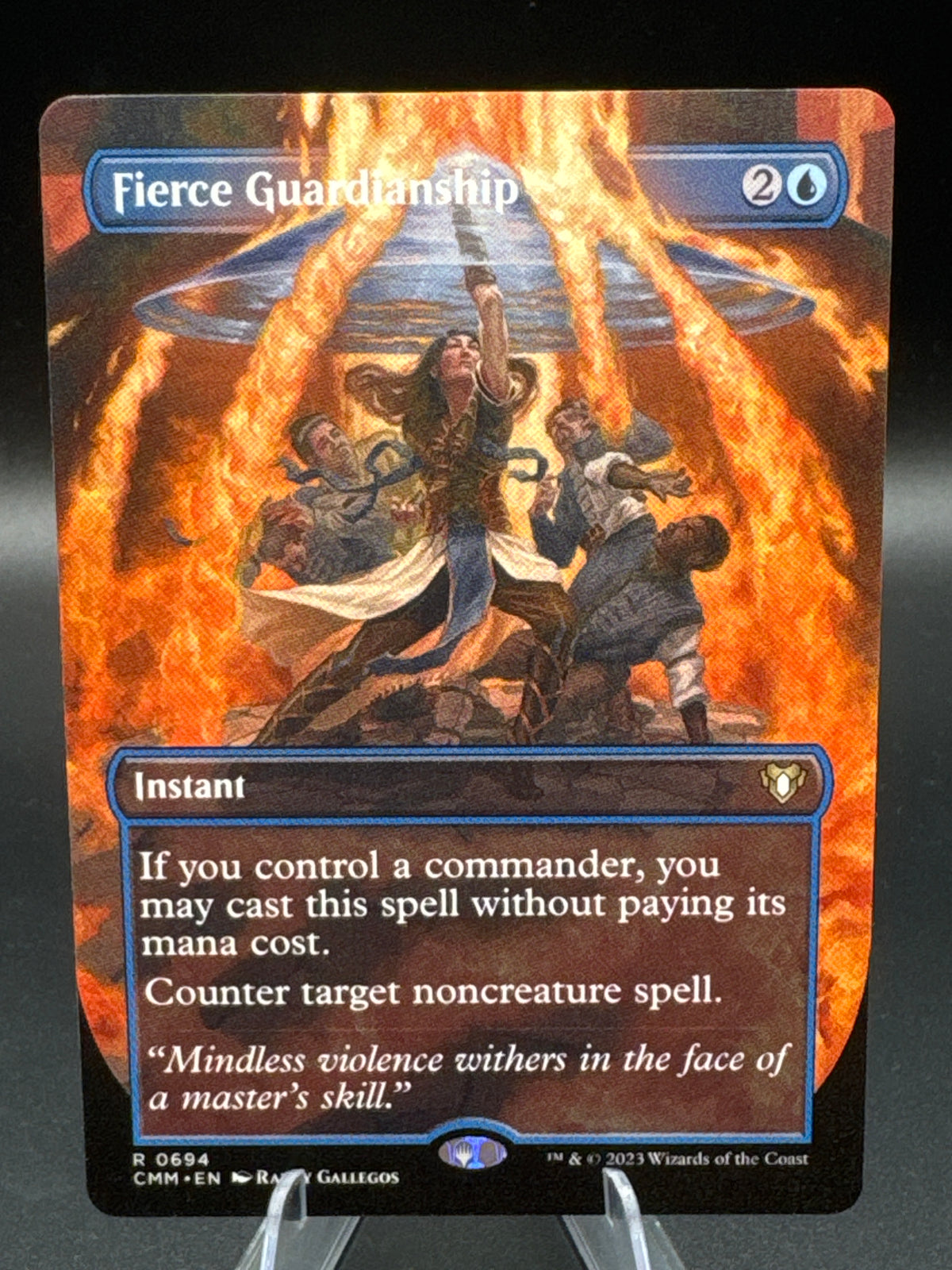 Magic The Gathering: 2023 Fierce Guardianship (Borderless) - 694 - Commander Masters (CMM)