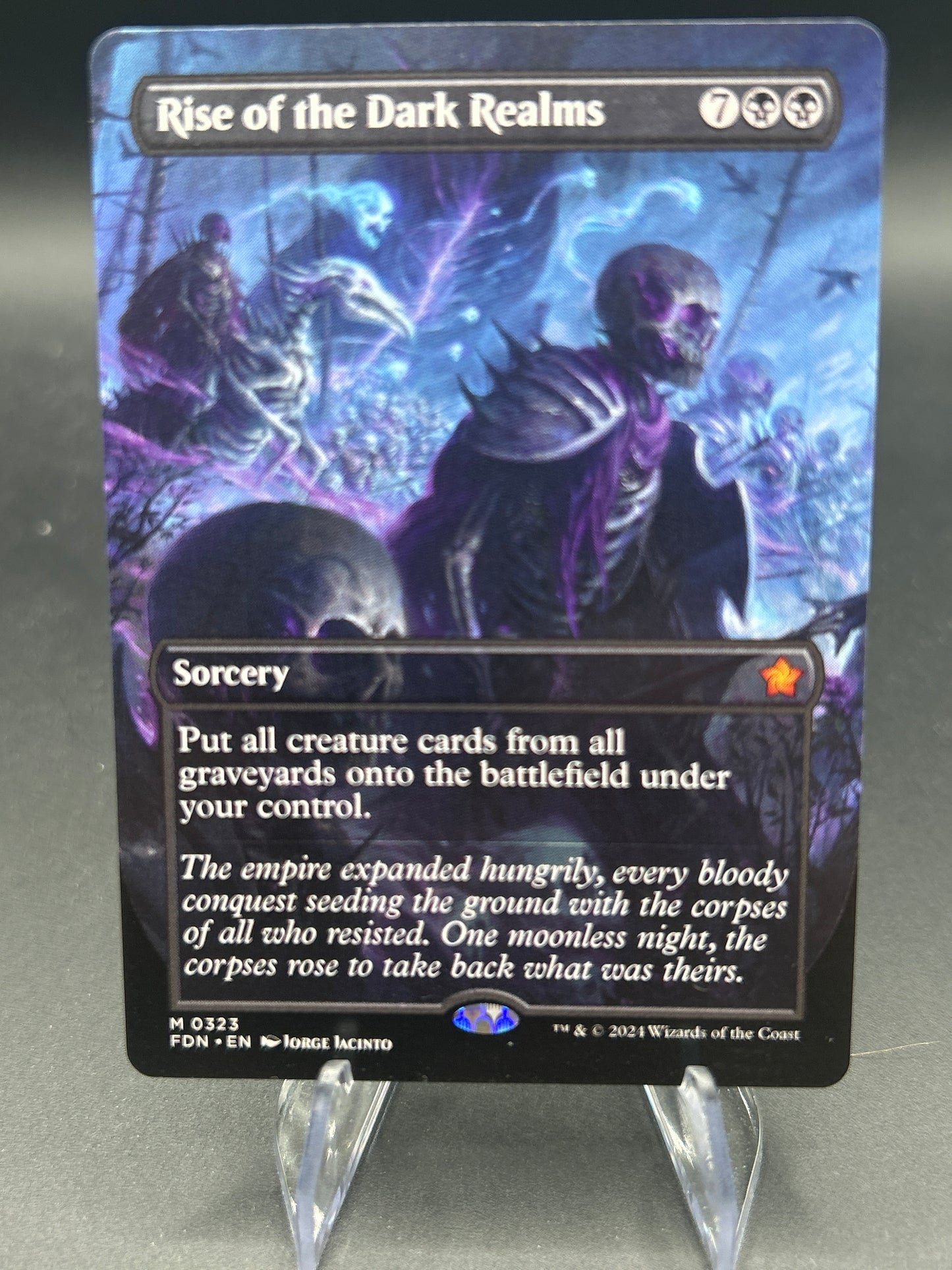 Magic The Gathering: Rise of the Dark Realms (Borderless) - Foundations (FDN)