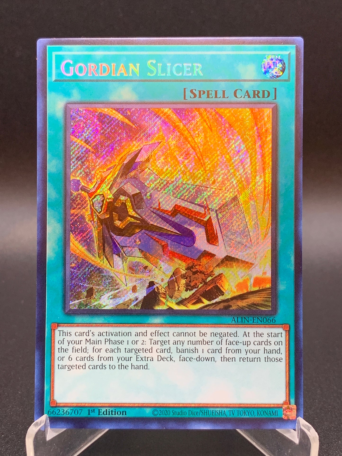 Yu-Gi-Oh! TCG: Gordian Slicer ALIN-EN066 Alliance Insight