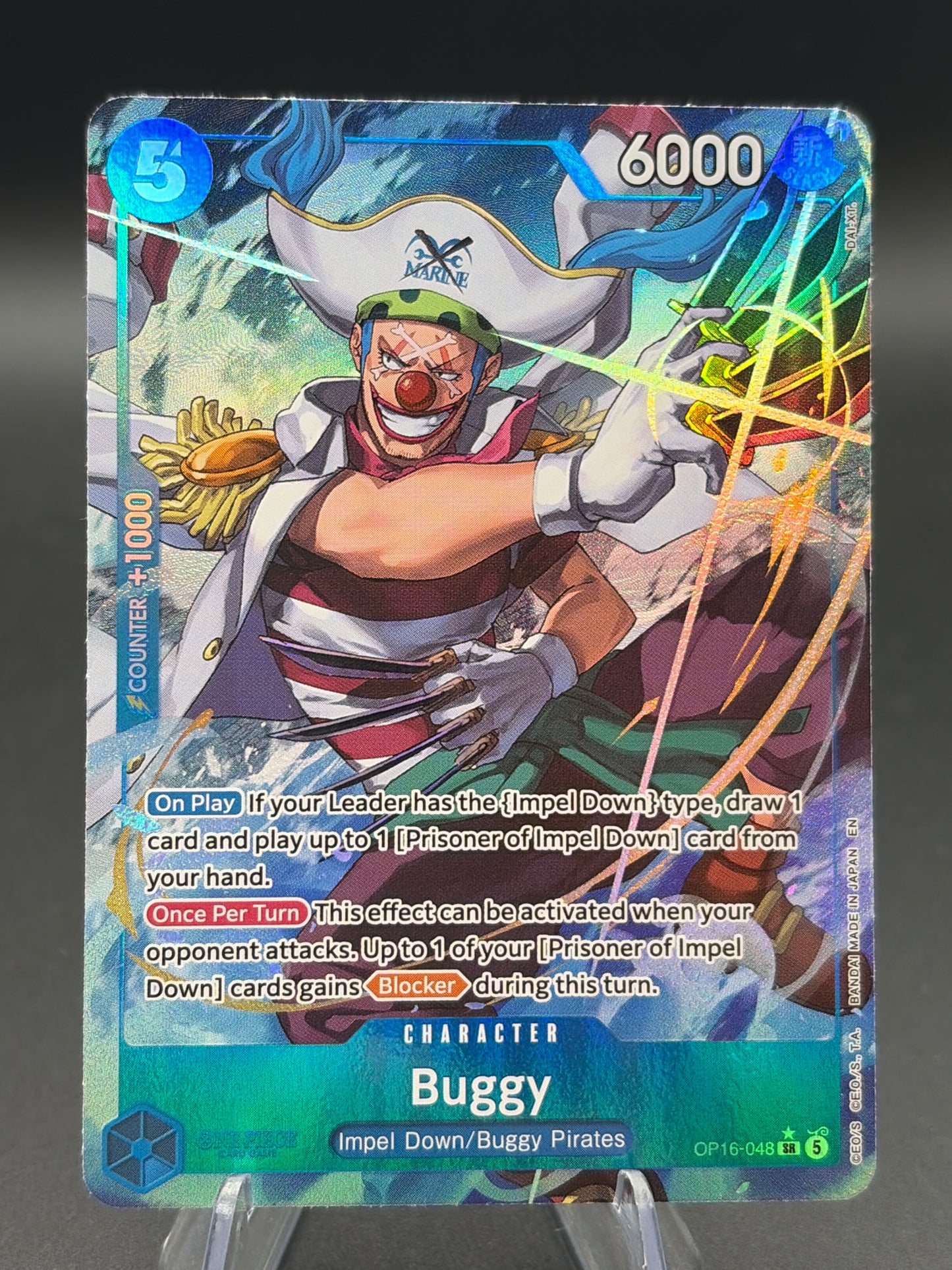 One Piece TCG: Buggy (048) (Alternate Art) - The Time of Battle (OP16)