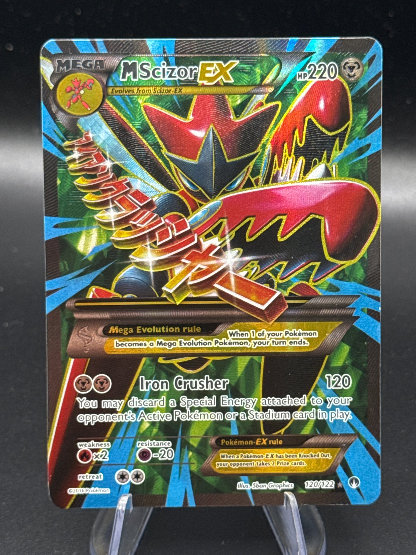 Pokémon TCG: 2016 M Scizor EX 120/122 - XY - BreakPoint