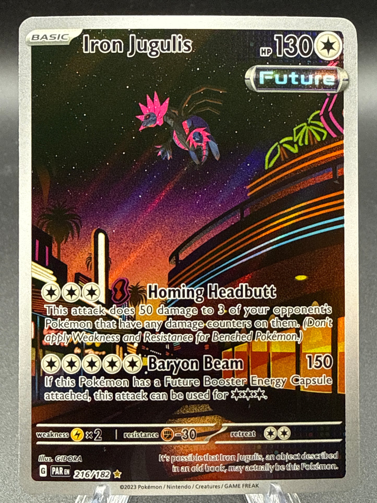 Pokémon TCG: 2023 Iron Jugulis - 216/182 - SV: Paradox Rift
