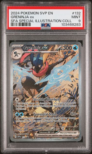 PSA 9 Pokemon TCG: Greninja Ex #132 Special illustration