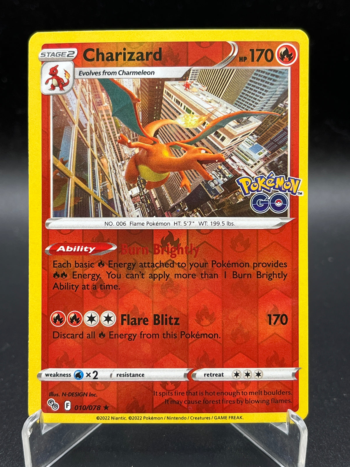 Pokémon TCG: 2022 Charizard - 010/078 - Pokémon GO