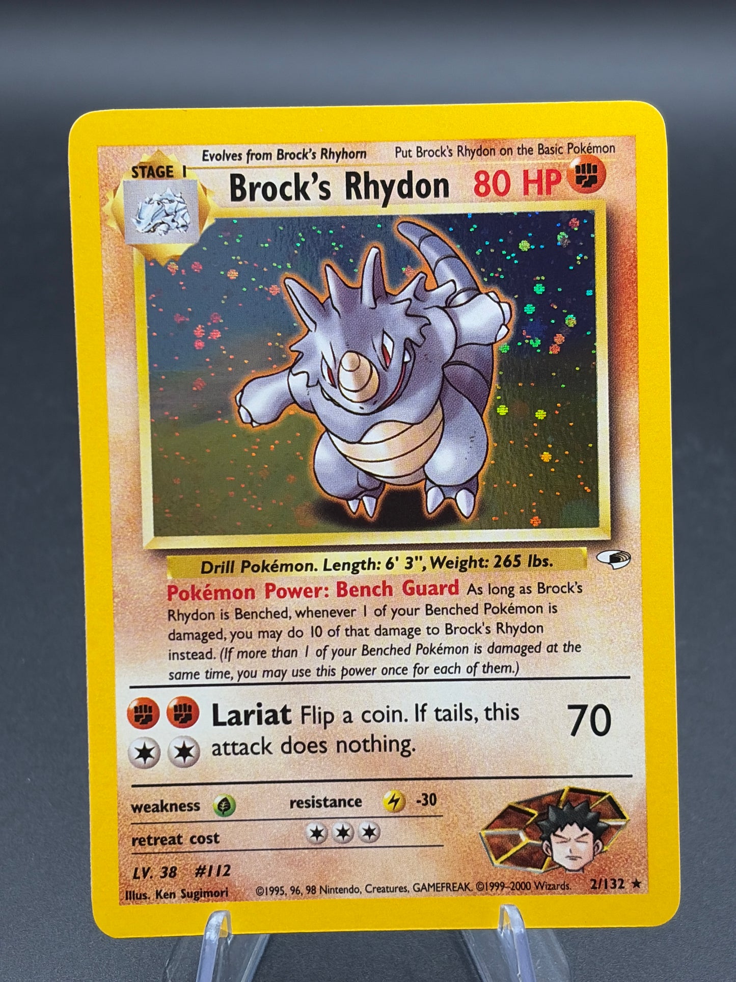 Pokémon TCG: 2000 Brock's Rhydon 2/132 - Gym Heroes