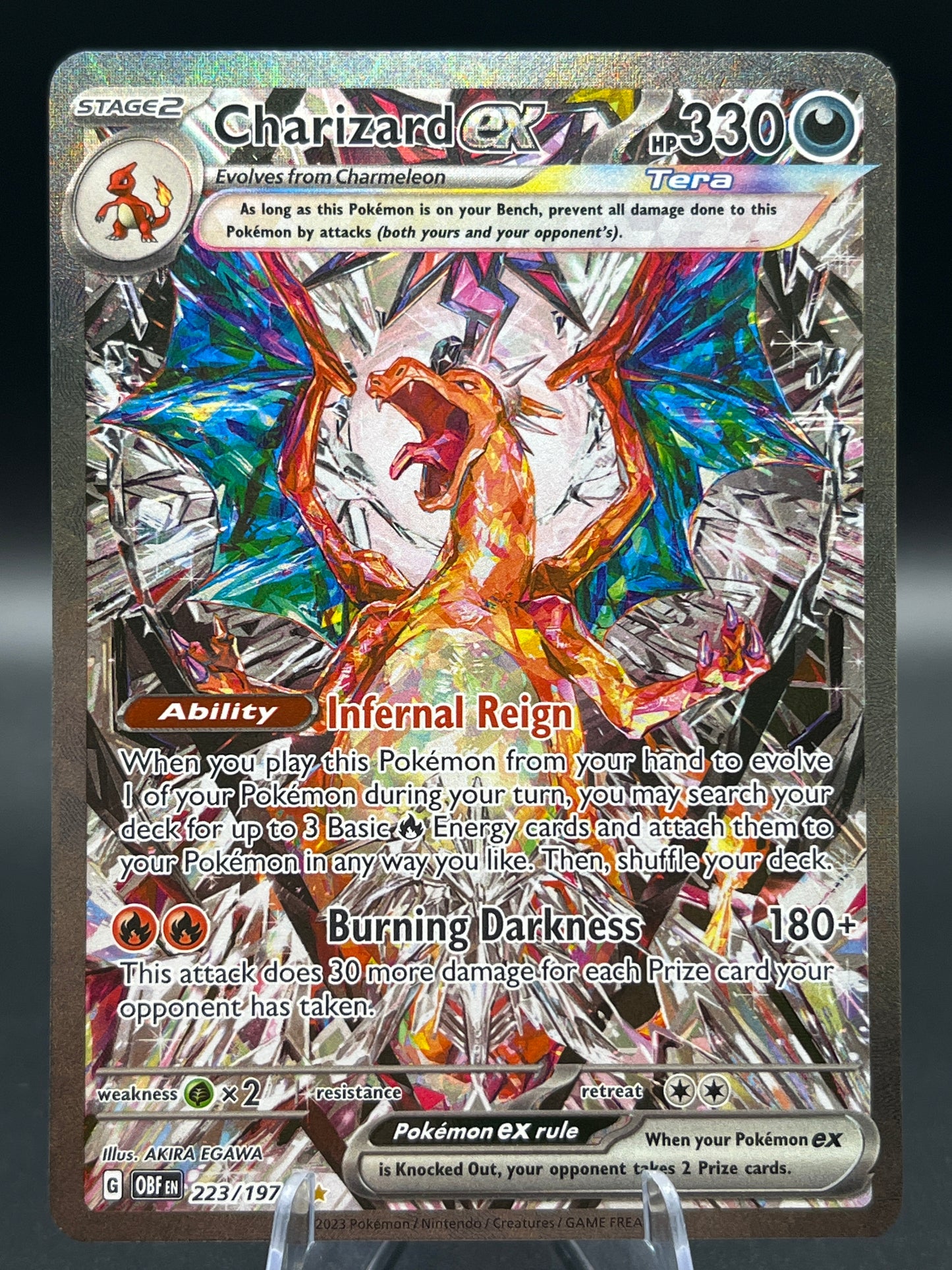 Pokémon TCG: 2023 Charizard ex - 223/197 - SV03: Obsidian Flames