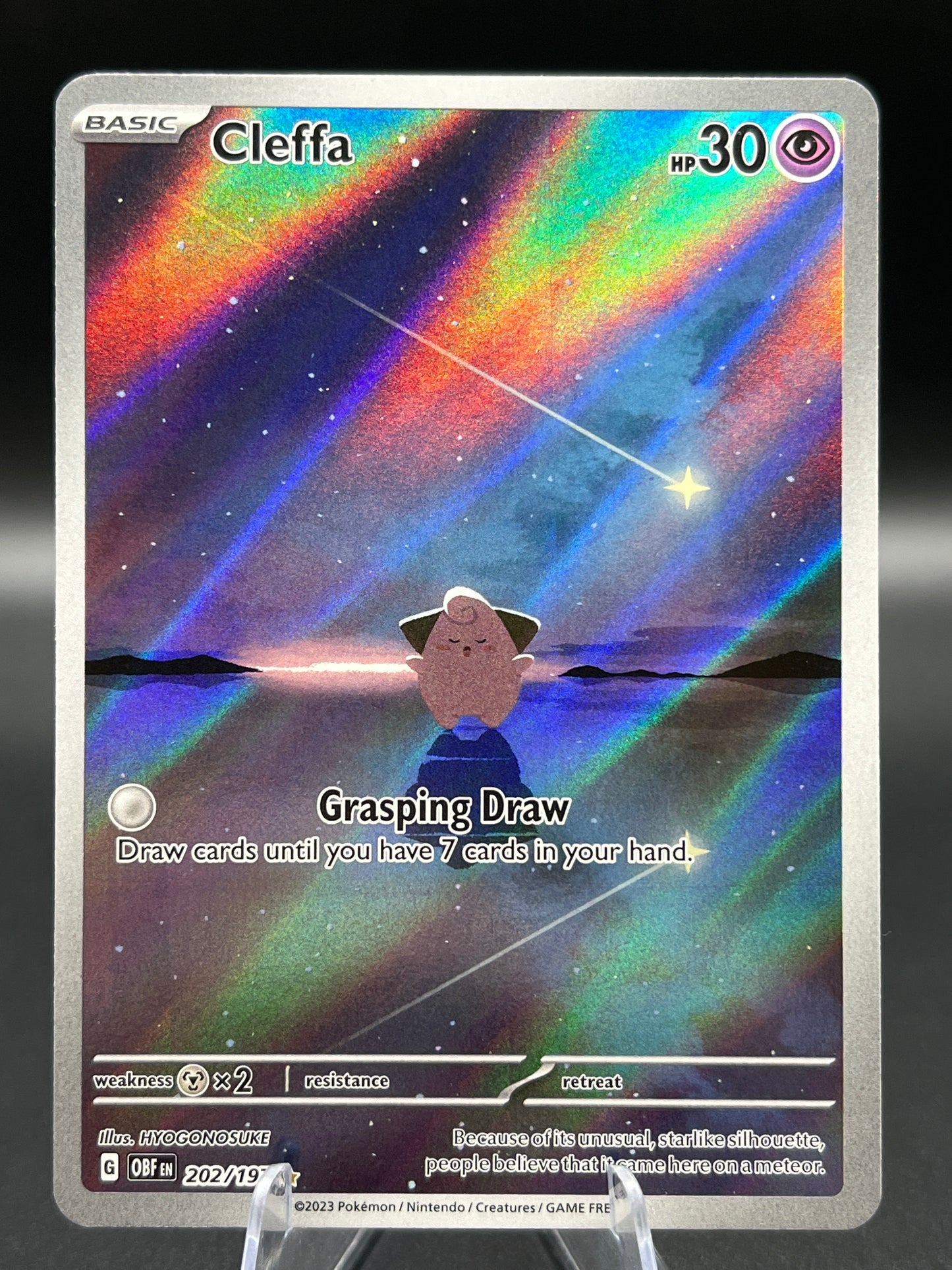 Pokémon TCG: 2023 - Cleffa - 202/197 - SV: Obsidian Flames