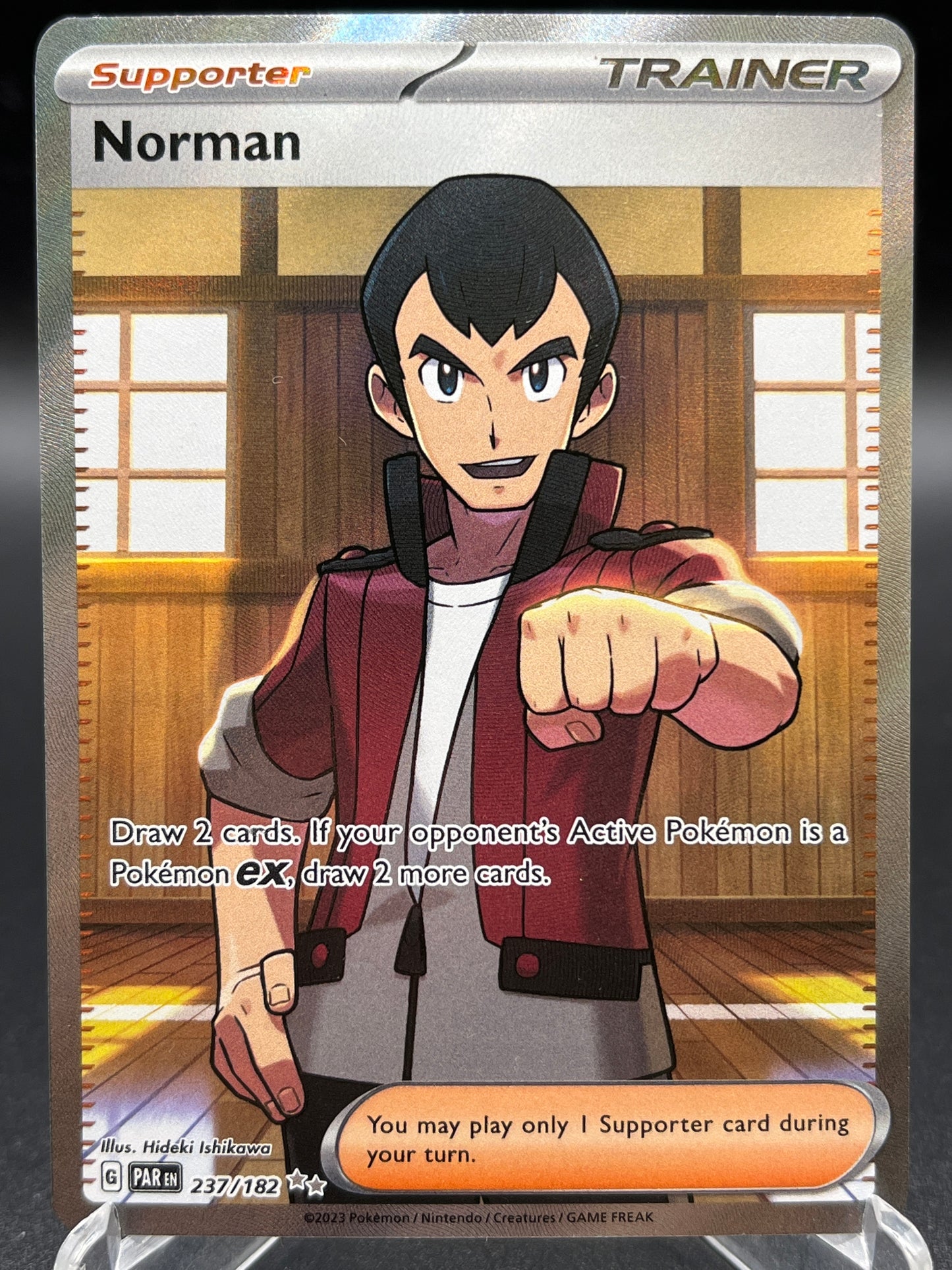 Pokémon TCG: 2023 Norman - 237/182 - SV04: Paradox Rift