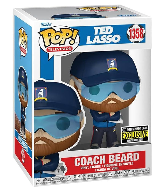 Funko PoP! TED LASSO: Coach Beard 1358 (Entertainment Earth Exclusive Limited Edition)