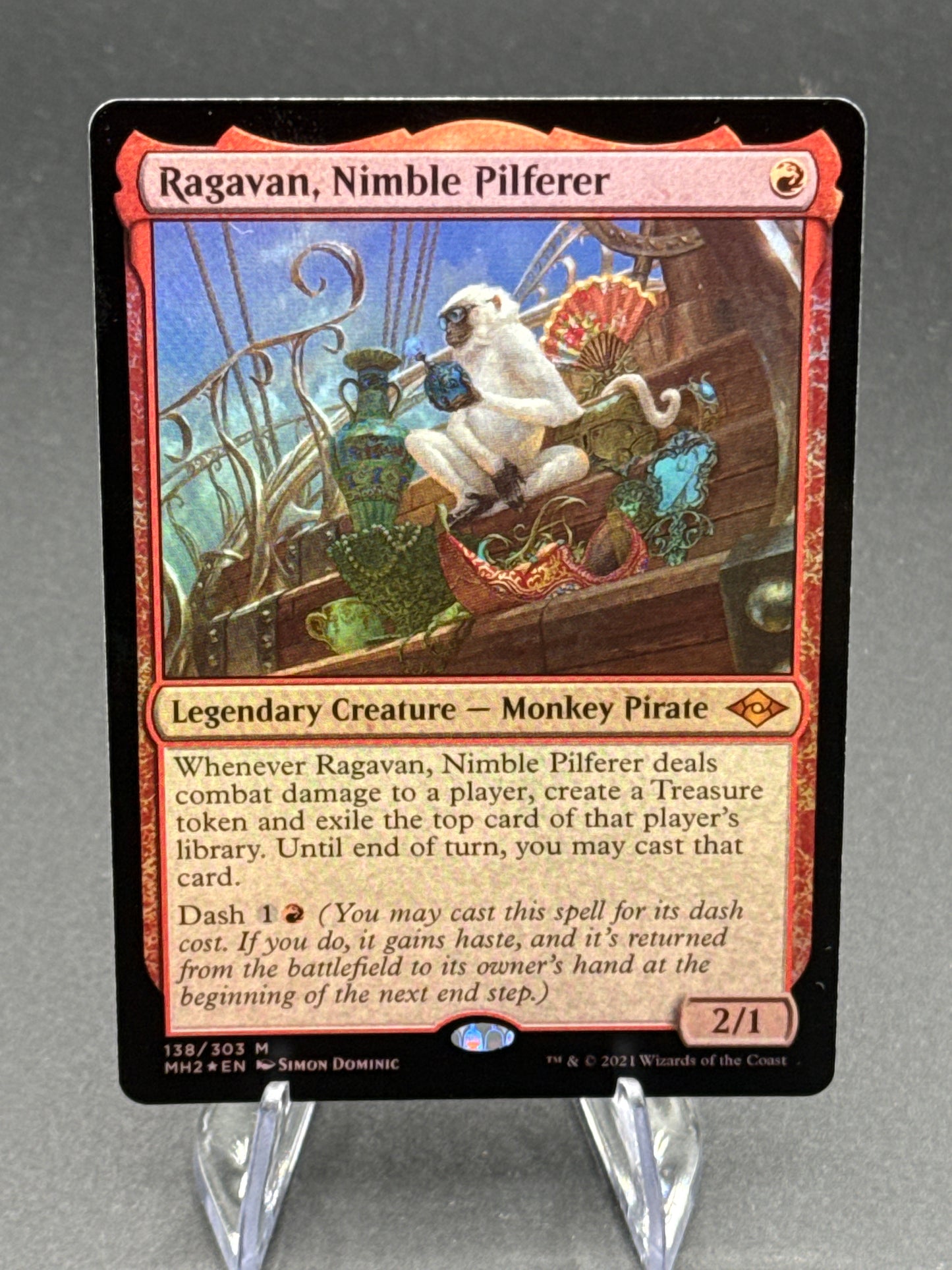 MTG TCG: Ragavan, Nimble Pilferer 138 - Modern Horizons 2 - Foil