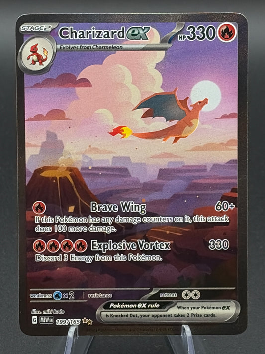 Pokémon TCG: 2023 - Charizard ex - 199/165 - SV: Scarlet & Violet 151