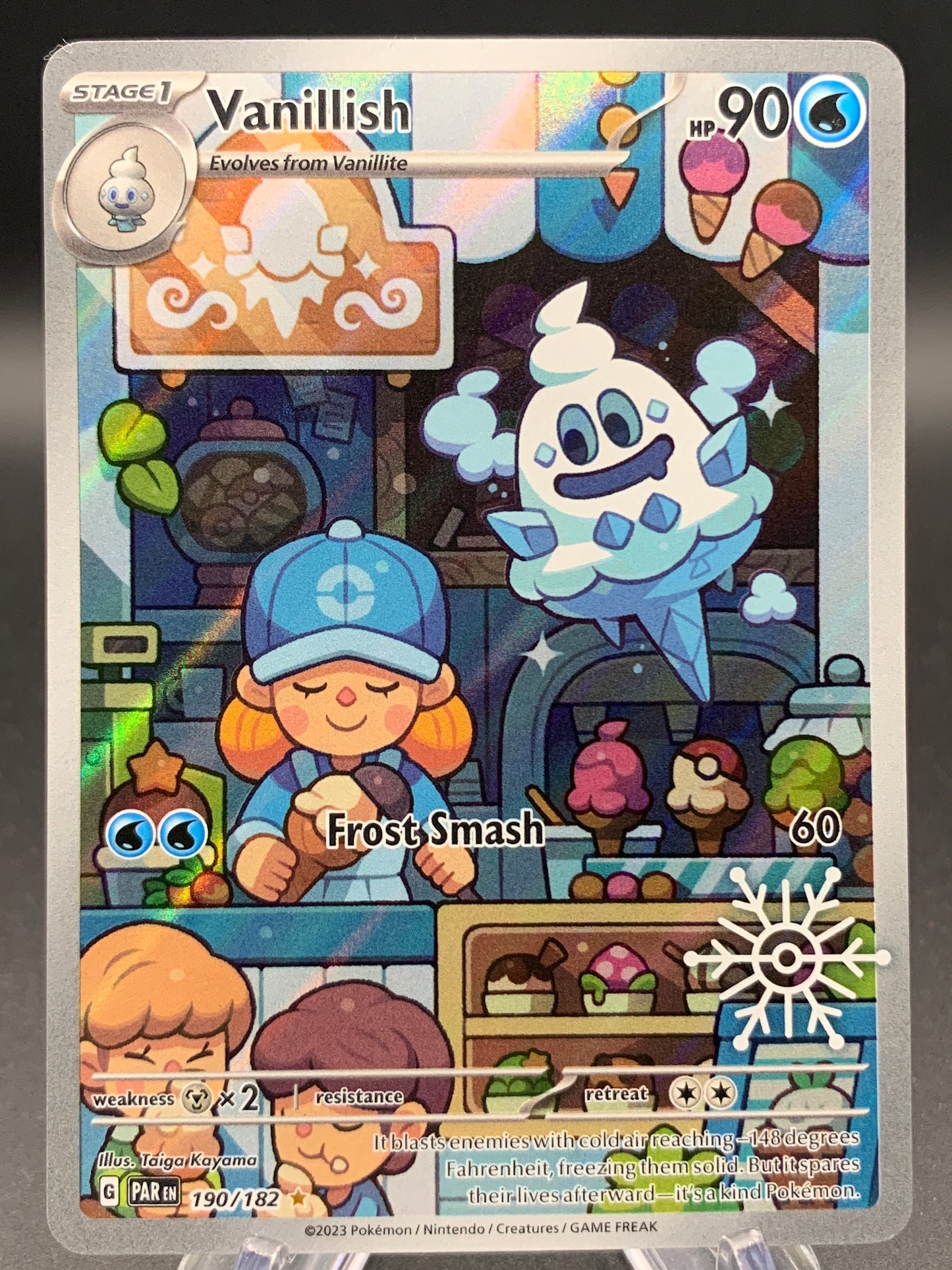 Pokémon TCG: 2023 Vanillish - 190/182 - SV: Paradox Rift (Holiday Calendar)