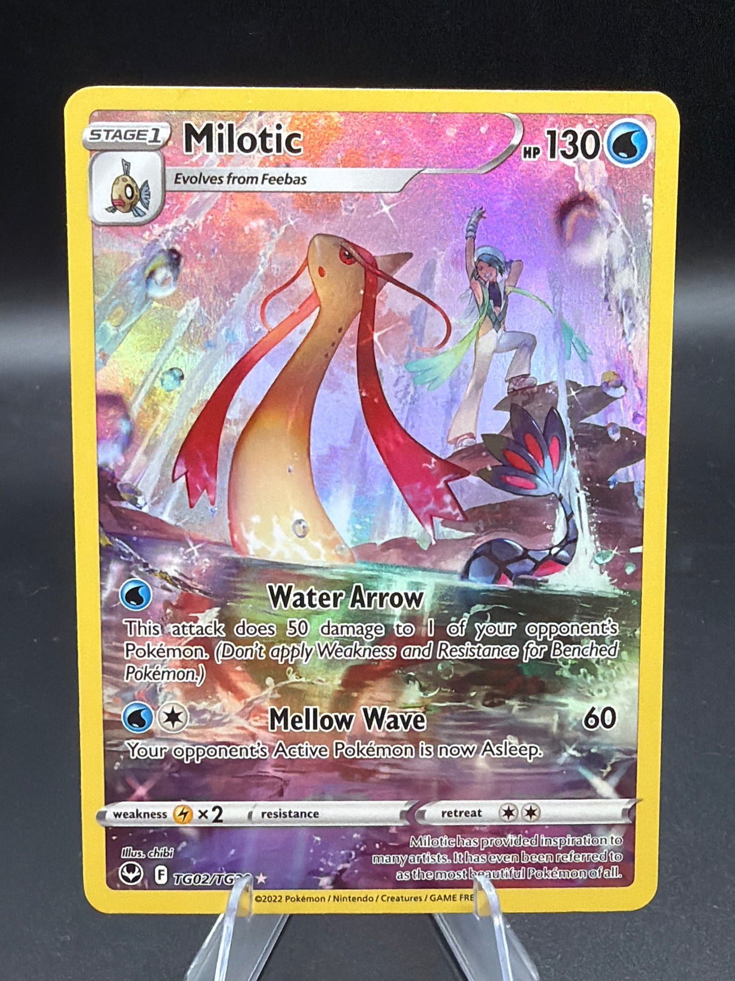 Pokémon TCG: 2022 Milotic TG02/TG30 SWSH: SIlver Tempest Trainer Gallery