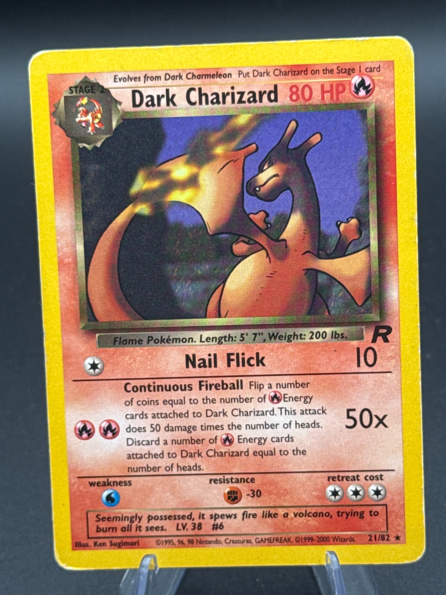 Pokémon TCG: 2000 Dark Charizard 21/82 Team Rocket