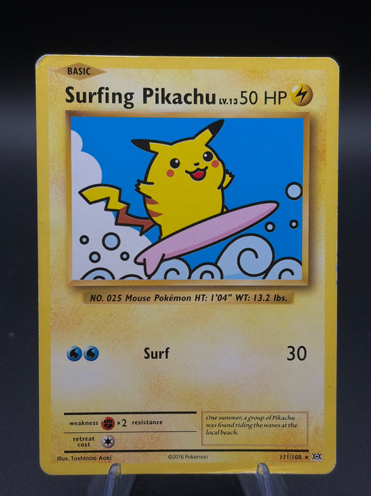 Pokémon TCG: 2016 Surfing Pikachu 111/108 XY: Evolutions DMG