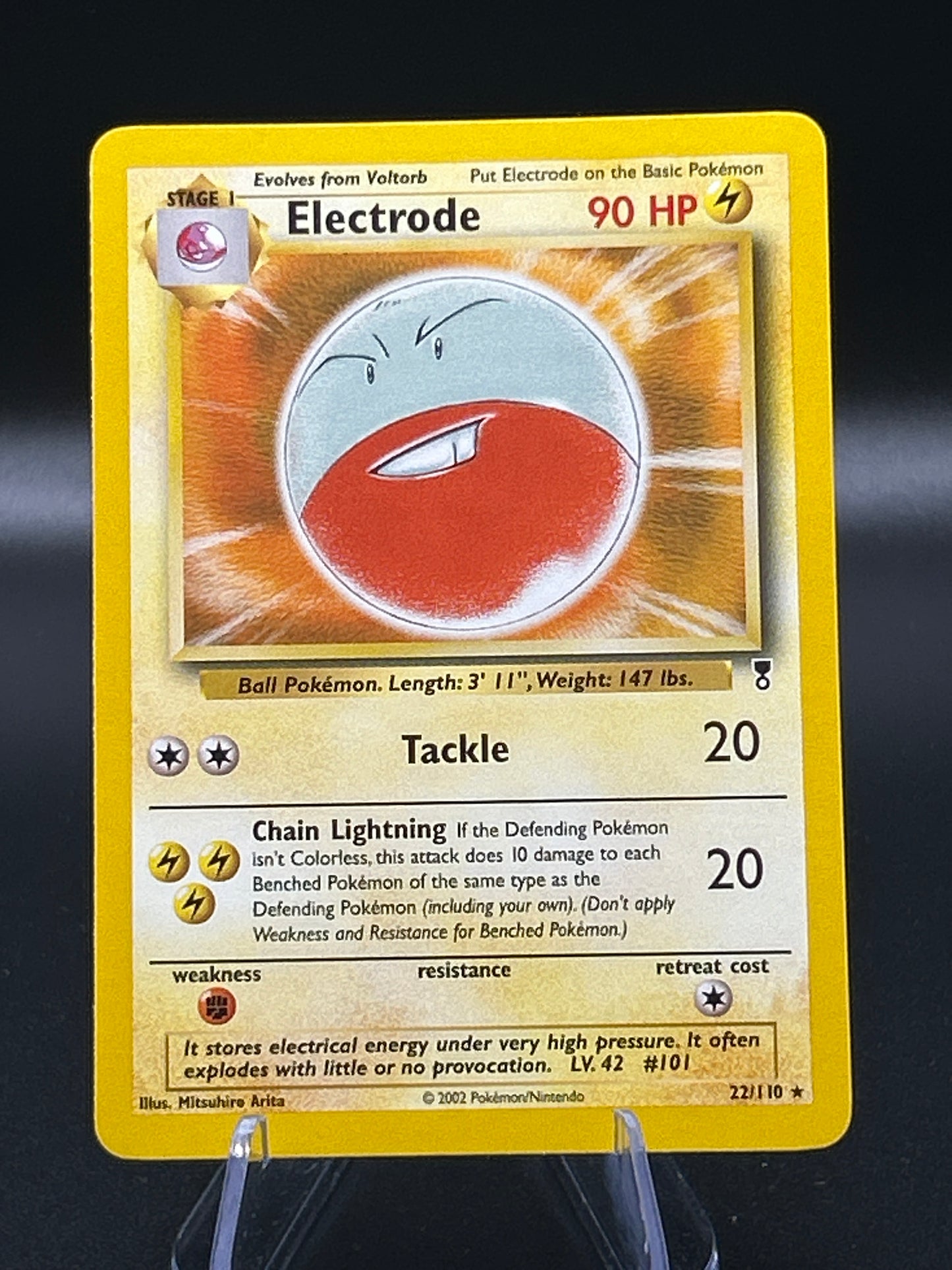Pokémon TCG: 2002 Electrode 22/110 Legendary Collection